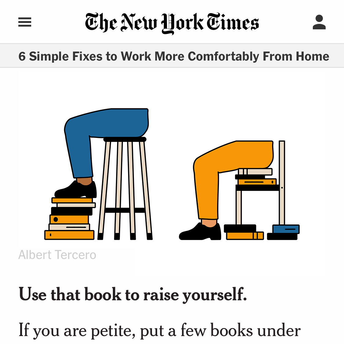 TheNewYorkTimes - Work More Confortably From Home 3